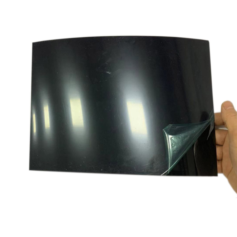 地博黑色無鹵環(huán)保阻燃防火PC薄膜9842B 9832B 9821B